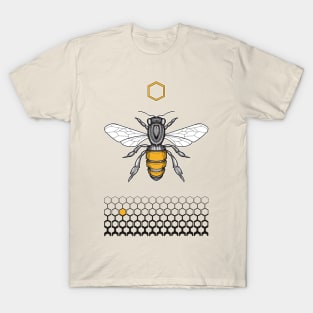 honeycomb and bee T-Shirt